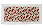 Heart Home Circle Design PVC Table Runner for Farmhouse Dinner, Holiday Parties, Wedding, Events, Décor, 18"x36" (Maroon)-HS_38_HEARTH21327, Standard